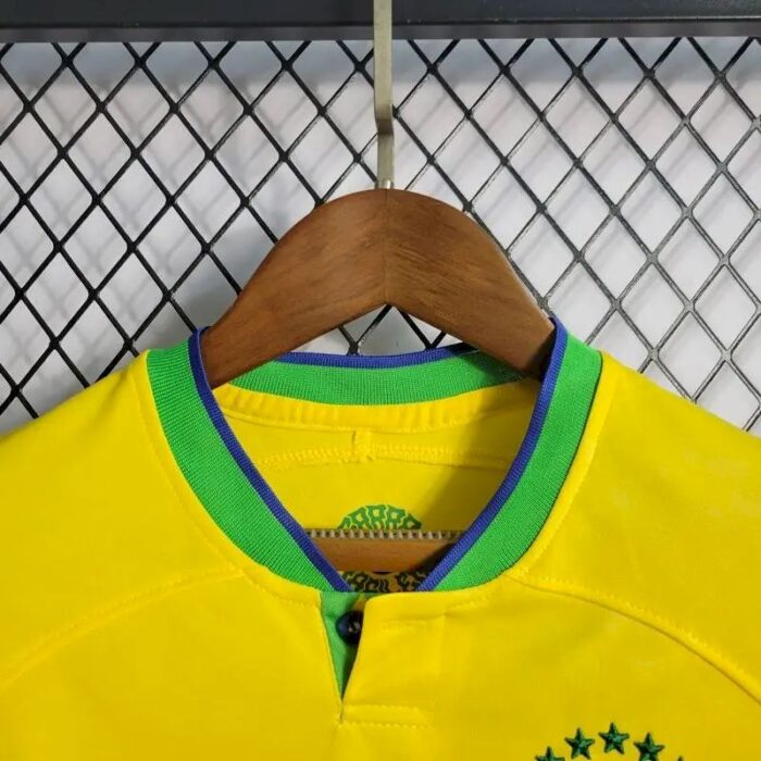 Kids Brazil 2022 Home Kit 4