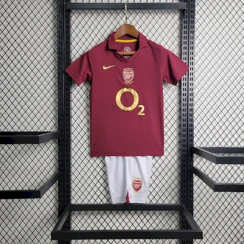 2024022319572077.jpg Retro Arsenal 2005/06 Home Kids Kit 8