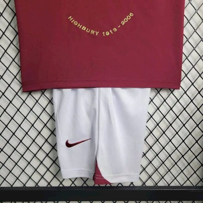 Retro Arsenal 2005/06 Home Kids Kit 4