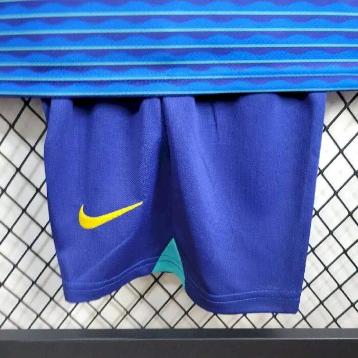 Kids Brazil 2024/25 Away Kit 8