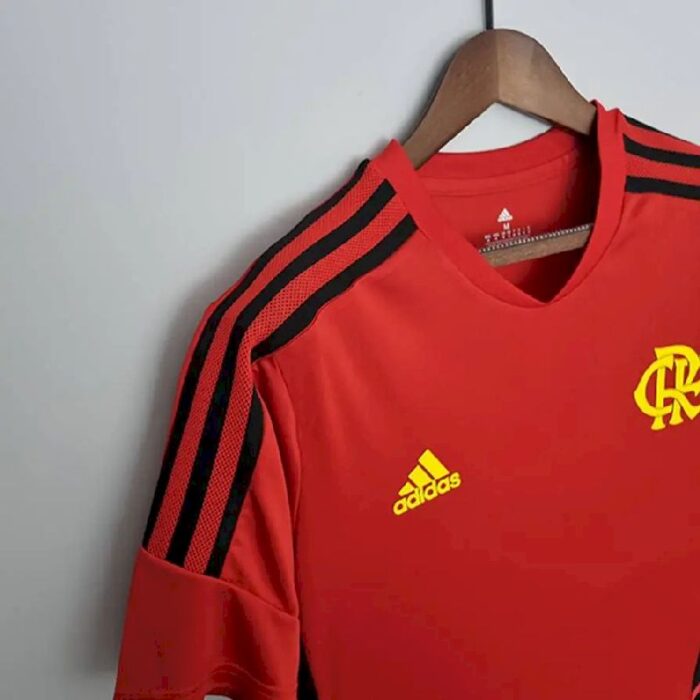Mens Flamengo 2022/23 Pre-Match Jersey Red 2