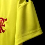 Mens Flamengo 2022/23 Pre-Match Jersey Yellow 3