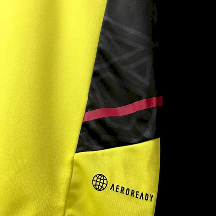 Mens Flamengo 2022/23 Pre-Match Jersey Yellow 2