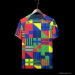 Mens Portugal 2022 Colorful Pre-Match Jersey 9