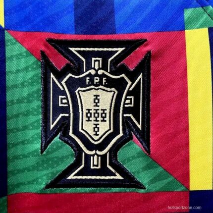 Mens Portugal 2022 Colorful Pre-Match Jersey 1