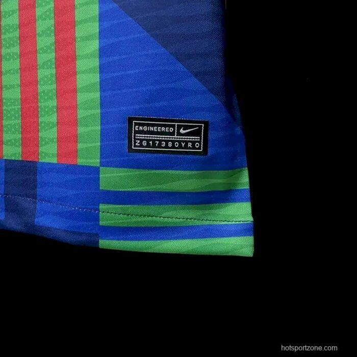Mens Portugal 2022 Colorful Pre-Match Jersey 5