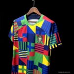 Mens Portugal 2022 Colorful Pre-Match Jersey 8