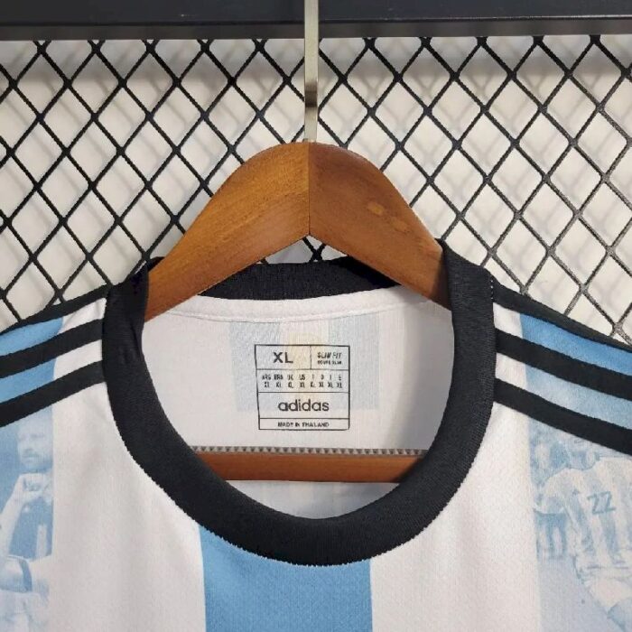 Mens Argentina 2022 Champion Commemorative Jersey 2