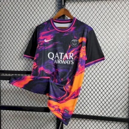 Mens Paris Saint-Germain 2023/24 Colorful Pre-Match Jersey 1