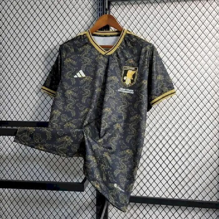 Mens Japan 2023/24 Black Dragon Jersey 1