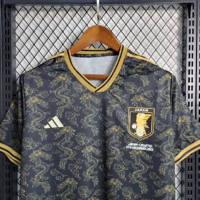 Mens Japan 2023/24 Black Dragon Jersey 2