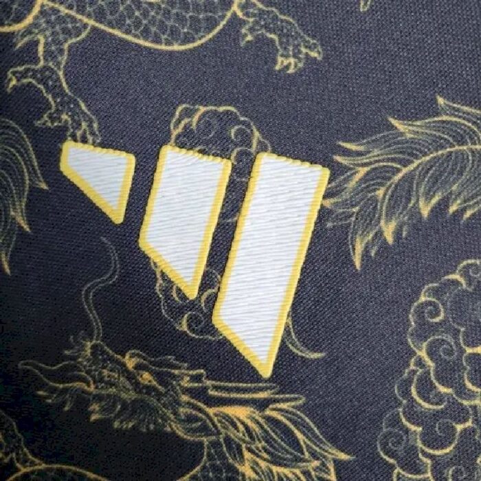 Mens Japan 2023/24 Black Dragon Jersey 4