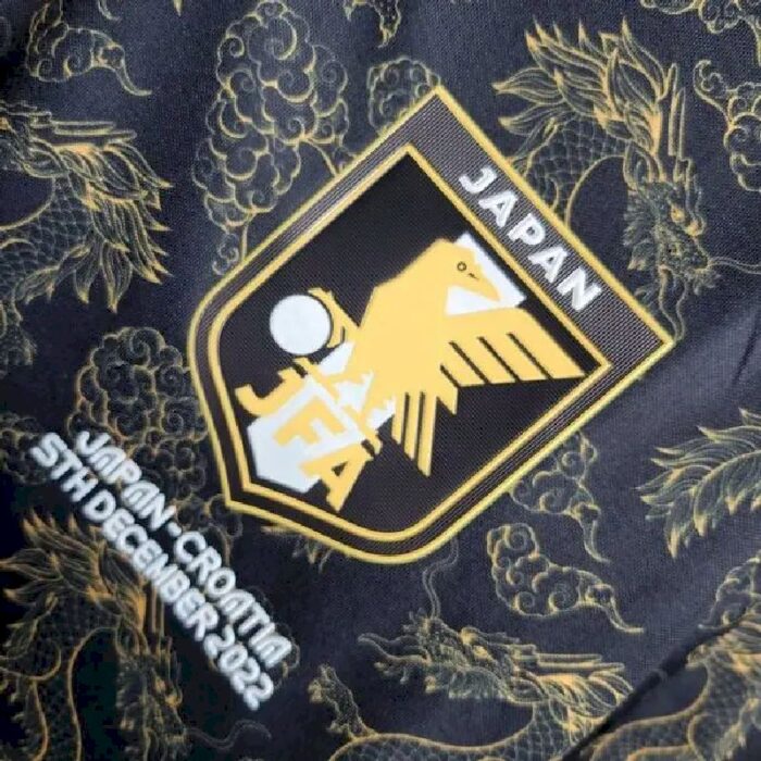 Mens Japan 2023/24 Black Dragon Jersey 5