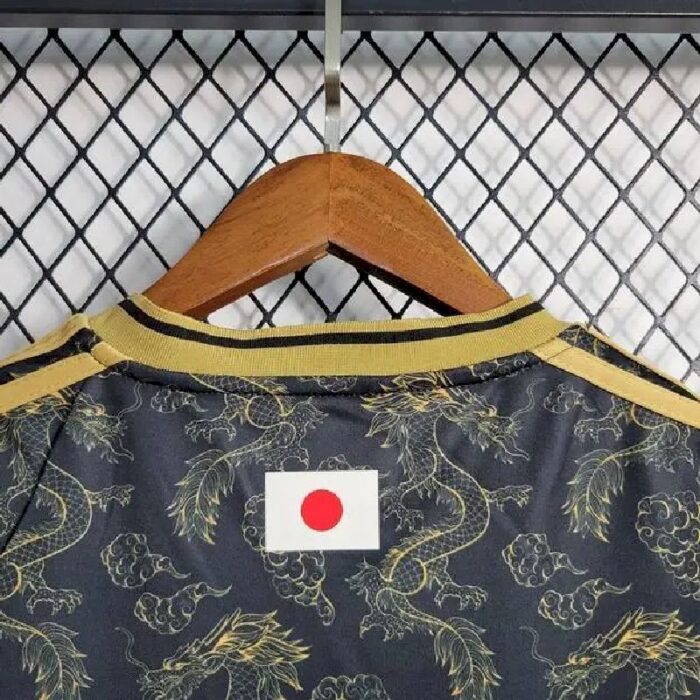 Mens Japan 2023/24 Black Dragon Jersey 7