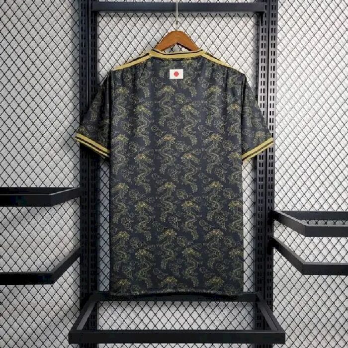 Mens Japan 2023/24 Black Dragon Jersey 8