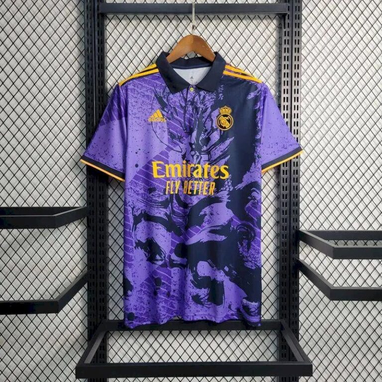 Mens Real Madrid 2023/24 Purple Dragon Jersey 1