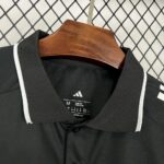 Mens Sevilla FC 2025/26 Black Travel Polo Jersey 5