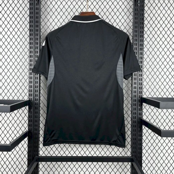 Mens Sevilla FC 2025/26 Black Travel Polo Jersey 1