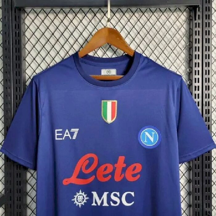 Mens Napoli 2023-24 Pre-Match Jersey 2