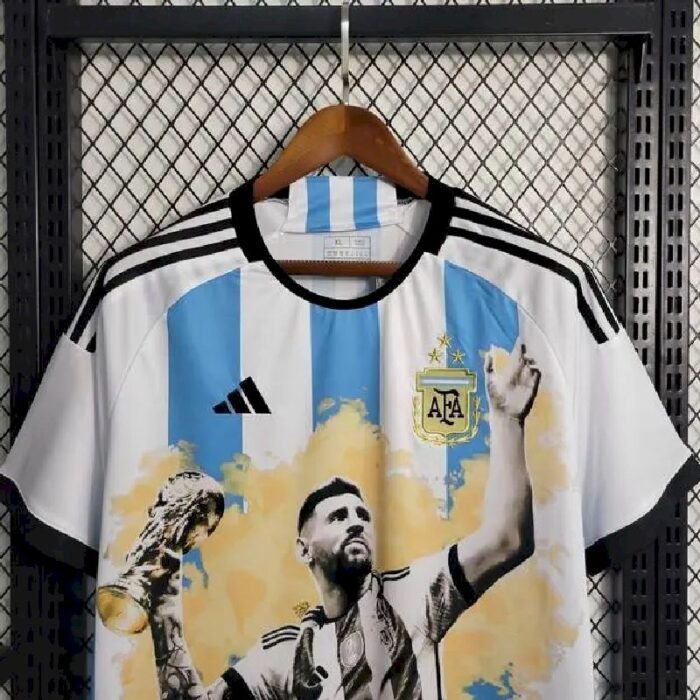 Mens Argentina 2023/24 Championship Commemorative Edition Jersey 2