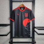 Mens Japan 2023/24 Black Leopard Head Jersey 1