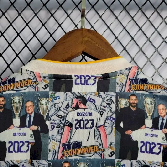 Mens Real Madrid 2022/23 Benzema Jersey 4
