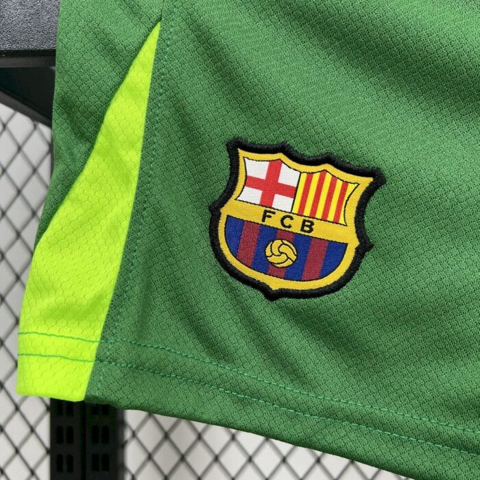 Kids Barcelona 2025/26 Goalkeeper Kit 8