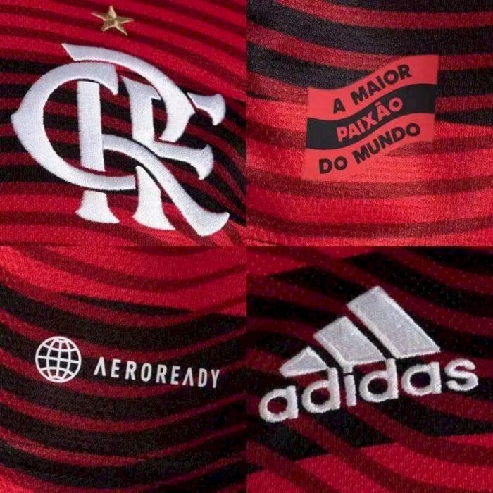 Mens Flamengo 2022/23 Home Jersey 2