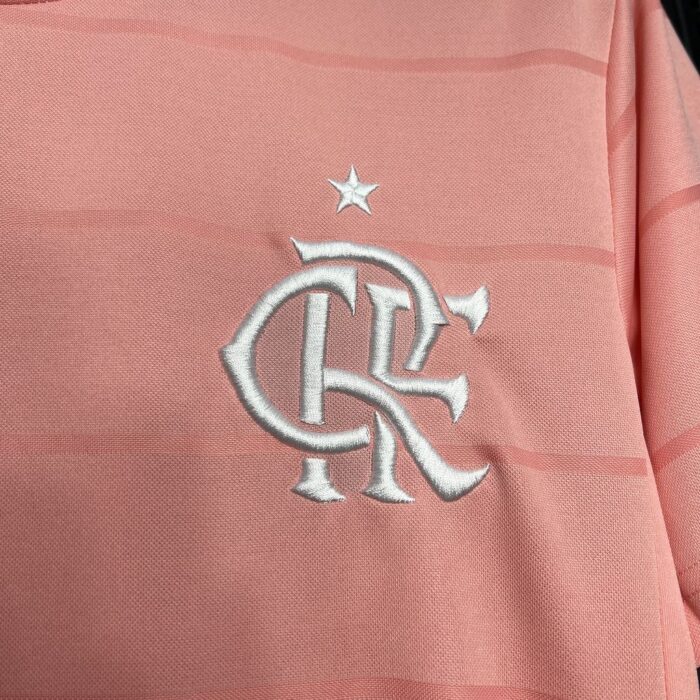 Mens Flamengo 2021/22 Outubro Rosa Jersey 4