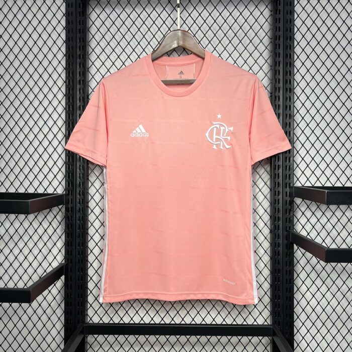 Mens Flamengo 2021/22 Outubro Rosa Jersey 7