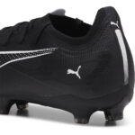 Puma Ultra 5 Firm Ground Football Boots – Black/White – view 6