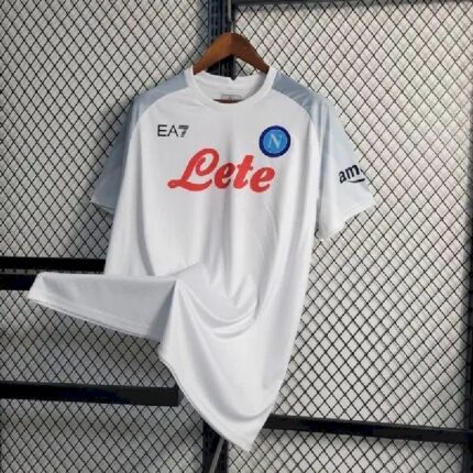 Mens Napoli 2023/24 White Away Jersey 1