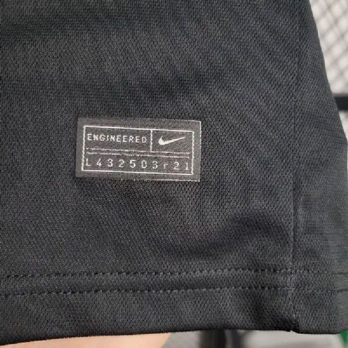 Mens Portugal 2023/24 Black Polo 6