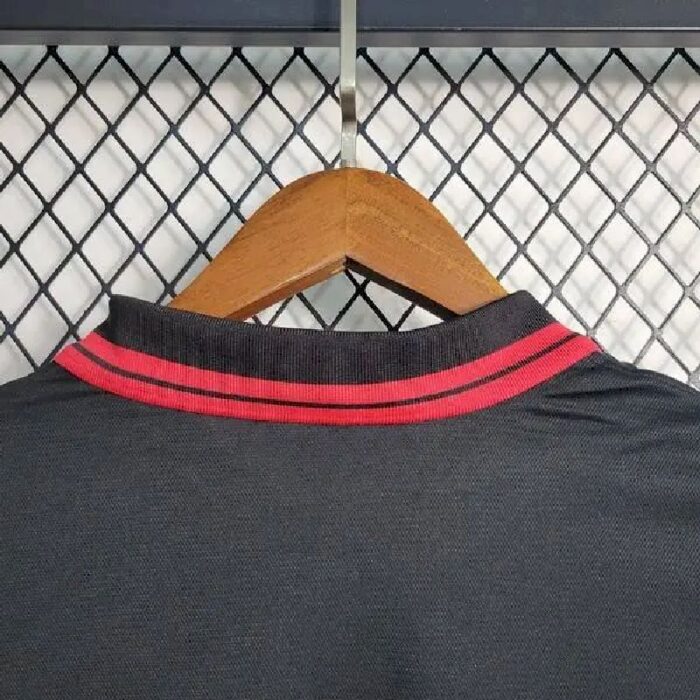 Mens Portugal 2023/24 Black Polo 7