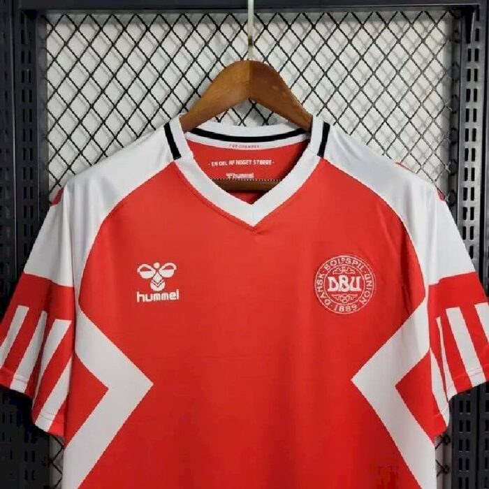 Mens Denmark 2023/24 Home Jersey 2