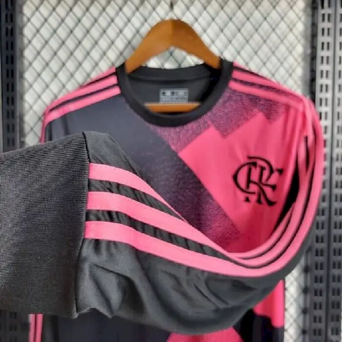 Mens Flamengo 2023/24 Long Sleeve Jersey 4