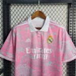 Mens Real Madrid 2023/24 Pink Dragon Jersey 3