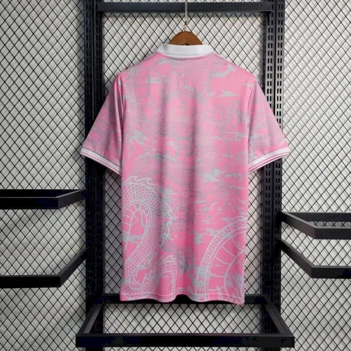Mens Real Madrid 2023/24 Pink Dragon Jersey 5