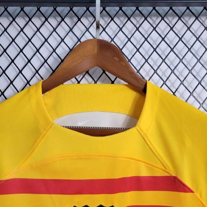 Mens Barcelona 2023/24 Fourth Long Sleeve Jersey 4