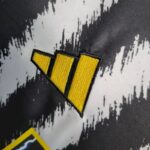 Mens Juventus 2023/24 Home Long Sleeve Jersey 4