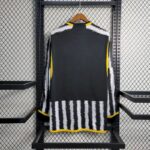 Mens Juventus 2023/24 Home Long Sleeve Jersey 7