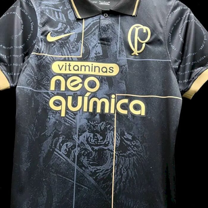 Mens Corinthians 2023/24 Polo Black 6