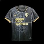 Mens Corinthians 2023/24 Polo Black
