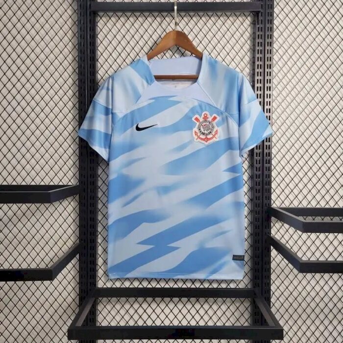 Mens Corinthians 2023/24 Goalkeeper Blue Boutique Jersey 1