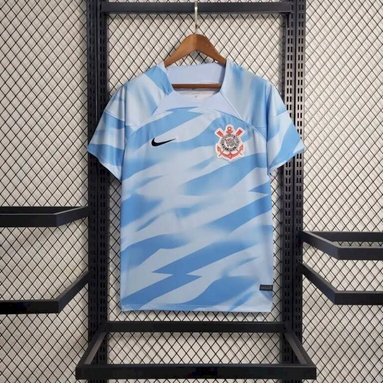 Mens Corinthians 2023/24 Goalkeeper Blue Boutique Jersey 1