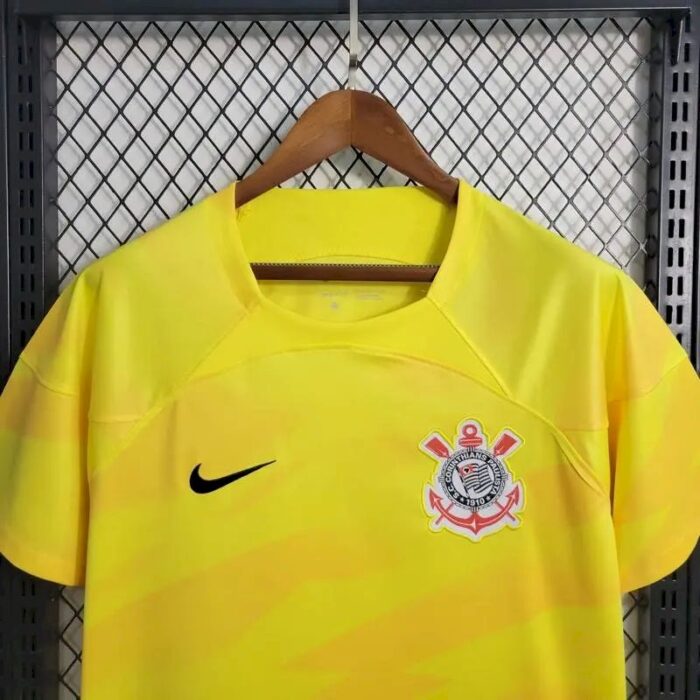 Mens Corinthians 2023/24 Goalkeeper Yellow Boutique Jersey 2