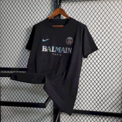 Mens Paris Saint-Germain 2023/24 Balmain Pre-Match Jersey