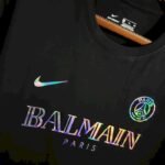 Mens Paris Saint-Germain 2023/24 Balmain Pre-Match Jersey 3