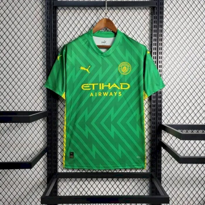 Mens Manchester City 2023/24 Goalkeeper Jersey 1