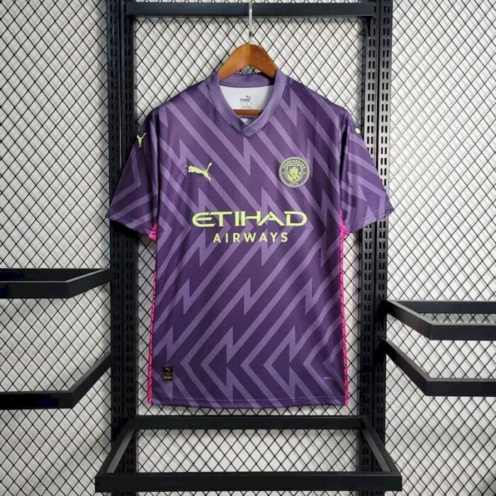 Mens Manchester City 2023/24 Goalkeeper Jersey 1